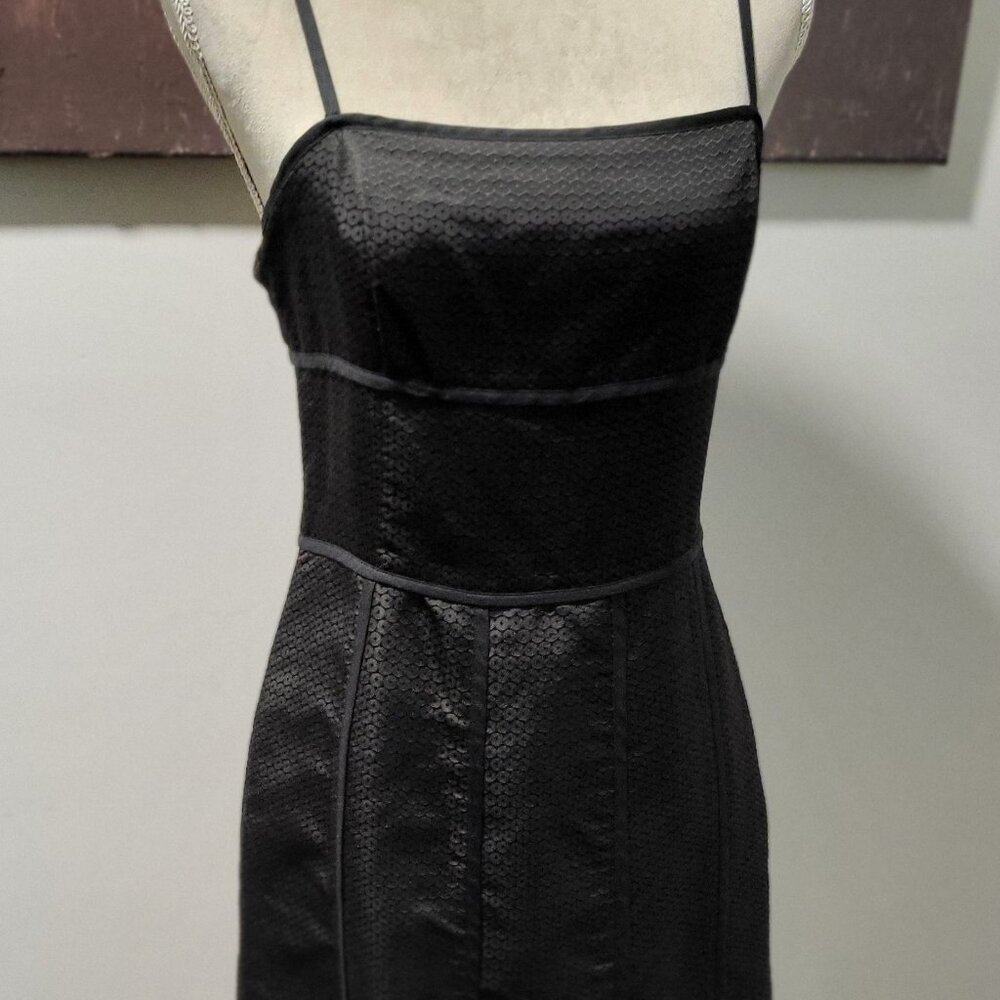 Ann Taylor Black Midi Vintage Size 6 beautiful silk and cotton dress, never worn